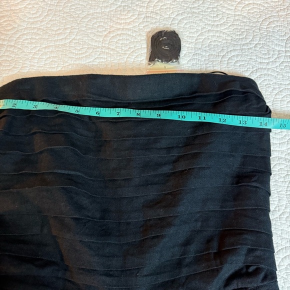 Abercrombie & Fitch Black Strapless Jumpsuit Flare - Picture 12 of 13